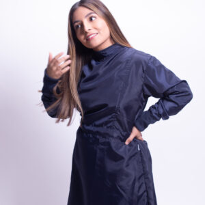Bata Musset Mujer Azul Marino